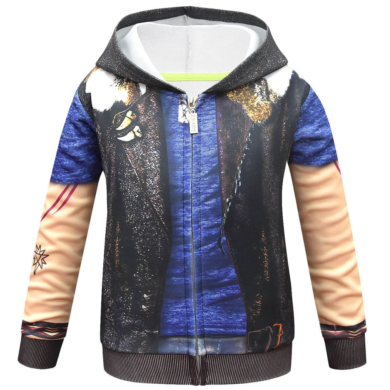 Kids Costume Zombie Cosplay Jumpsuit Dress Up Outfit