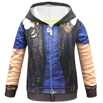 Kids Costume Zombie Cosplay Jumpsuit Dress Up Outfit