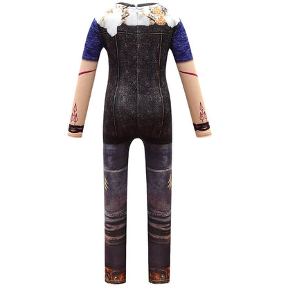 Kids Costume Zombie Cosplay Jumpsuit Dress Up Outfit