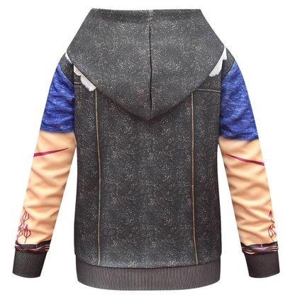 Kids Costume Zombie Cosplay Jumpsuit Dress Up Outfit