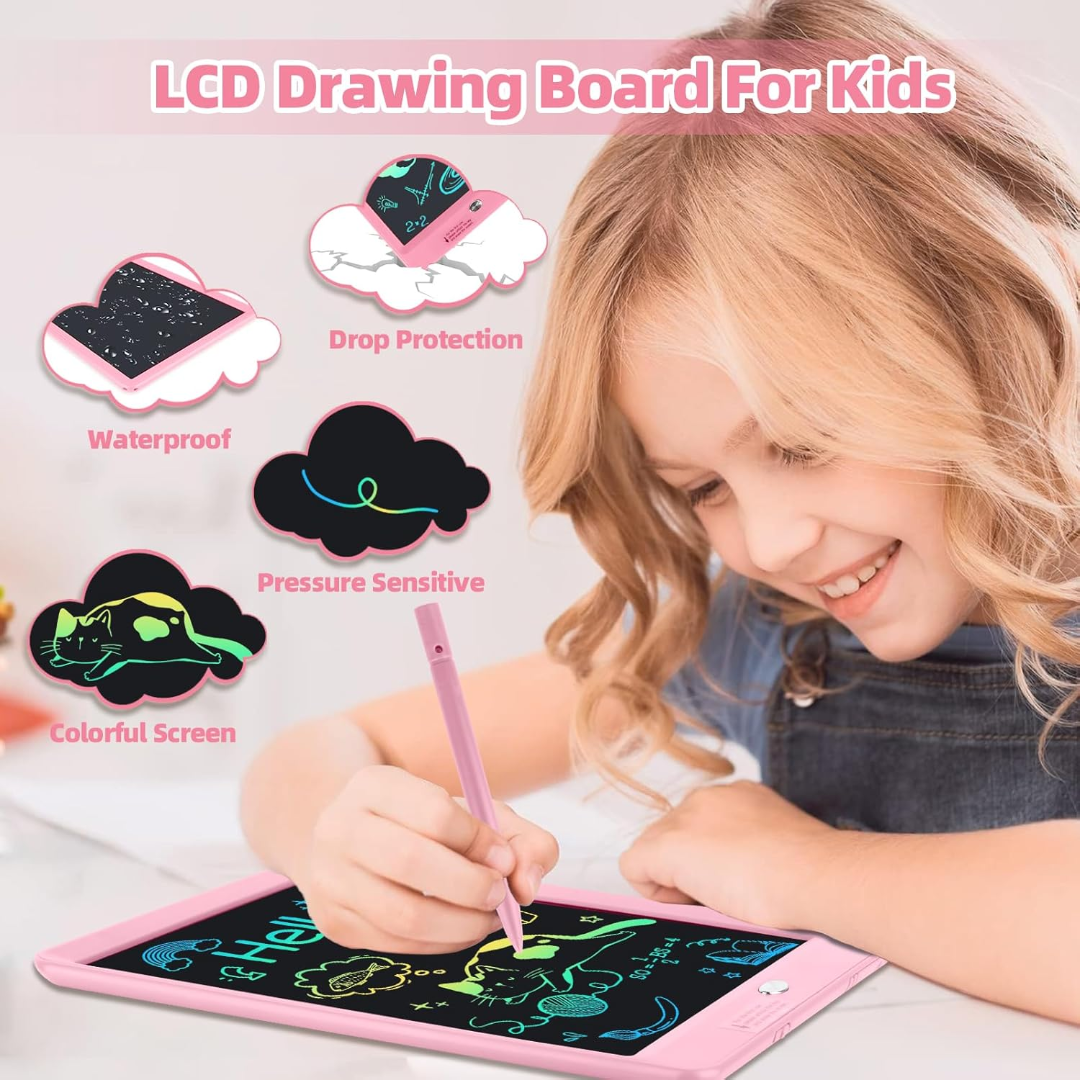 Kids Drawing Tablet LCD Writing Board Reusable Doodle Pad