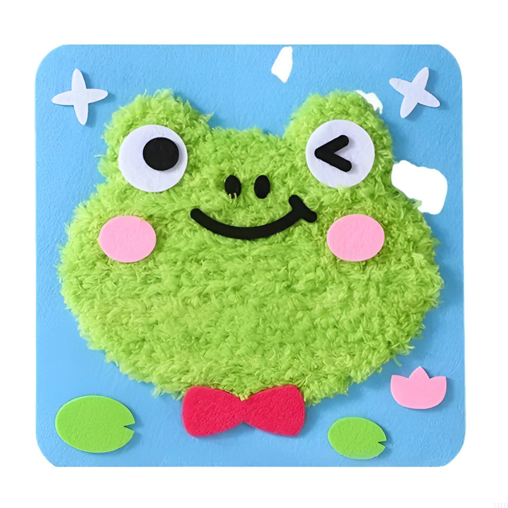 Kinder Stickerei Bastelset DIY Tier Kunst Kreativer Spaß Set