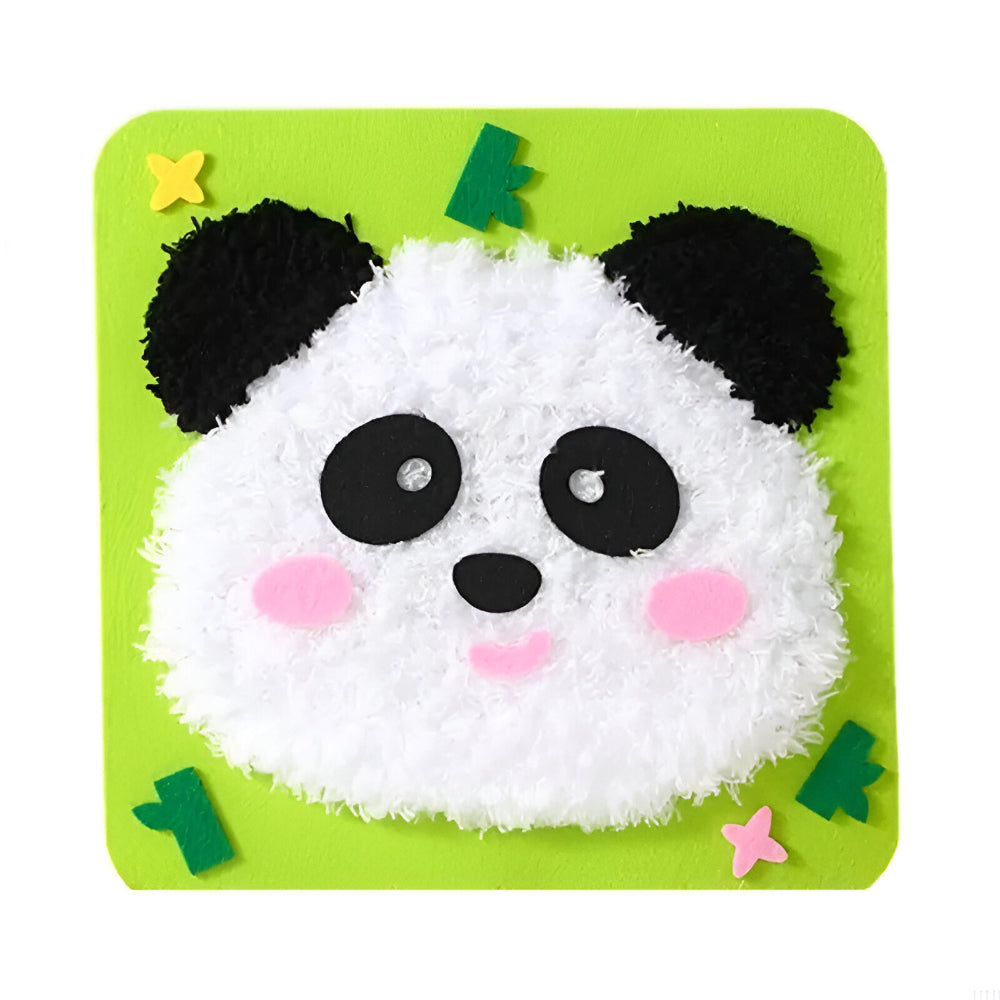 Kinder Stickerei Bastelset DIY Tier Kunst Kreativer Spaß Set