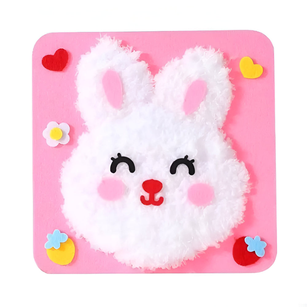 Kinder Stickerei Bastelset DIY Tier Kunst Kreativer Spaß Set