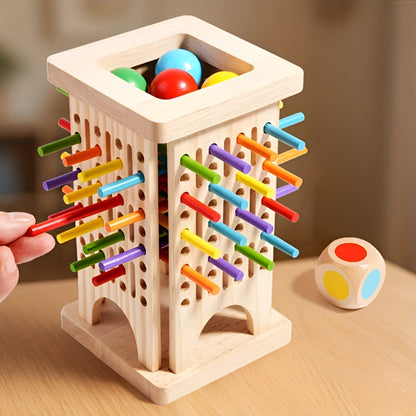 Kids Game Balance Wooden Stacking Stick Learning Activity