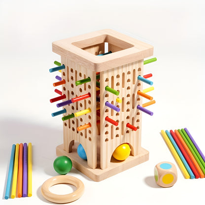 Kids Game Balance Wooden Stacking Stick Learning Activity