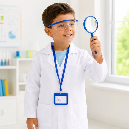 Kids Halloween Costume Doctor Costume Lab Coat Role Play Outfit