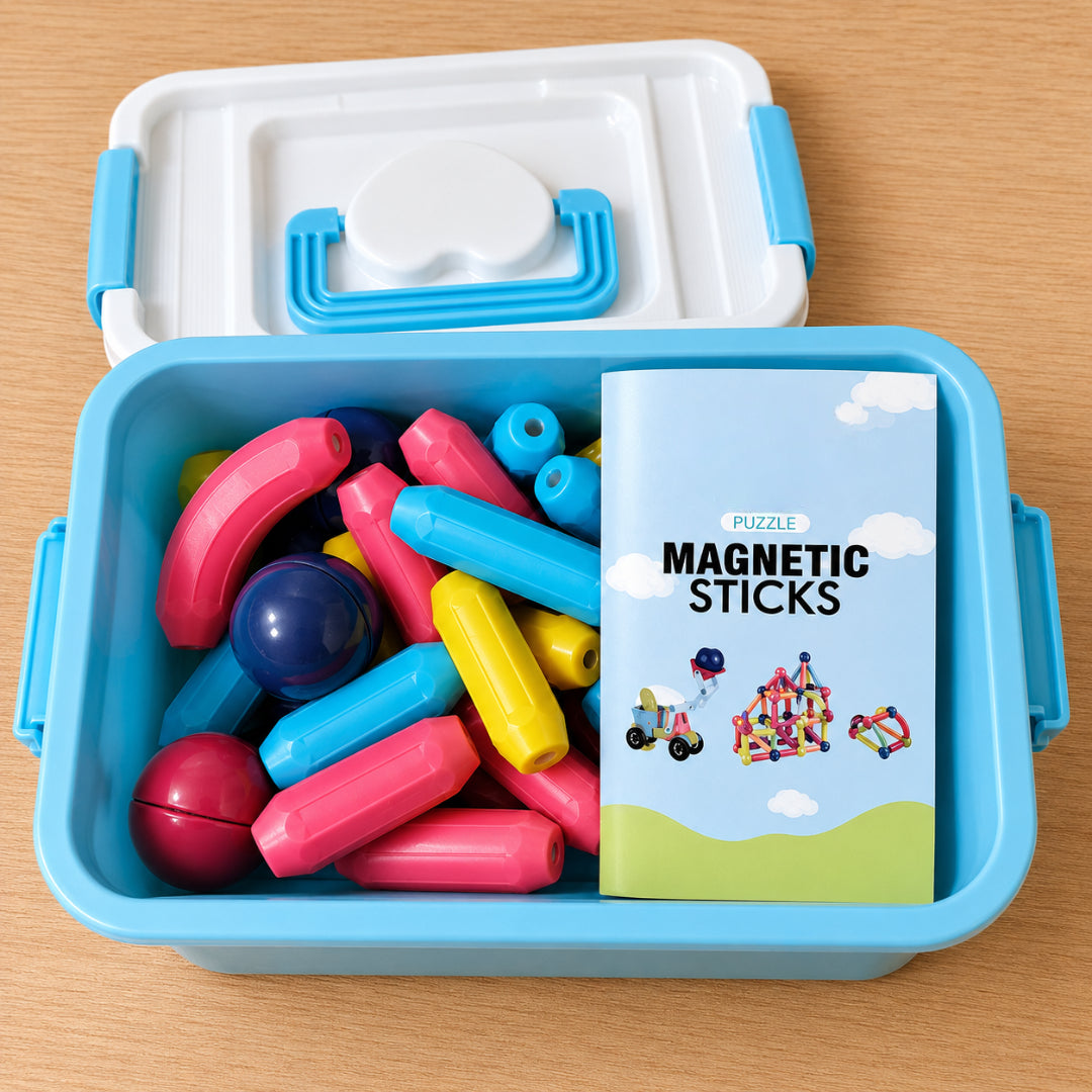 Kids Magnetic Blocks Building Toys STEM Construction Set