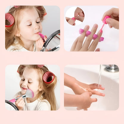 Kids Makeup Kit Pretend Play Beauty Case Set