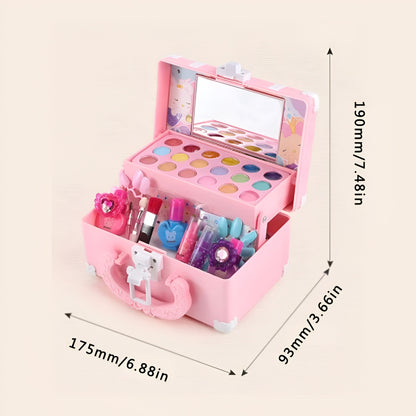 Kids Makeup Kit Pretend Play Beauty Case Set