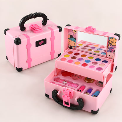 Kids Makeup Kit Pretend Play Beauty Case Set