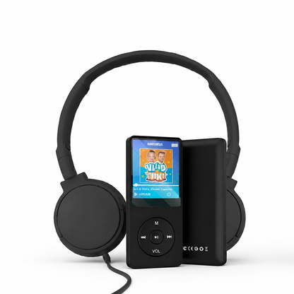 Kids Music Player Portable MP3 Audio Player Headset Set