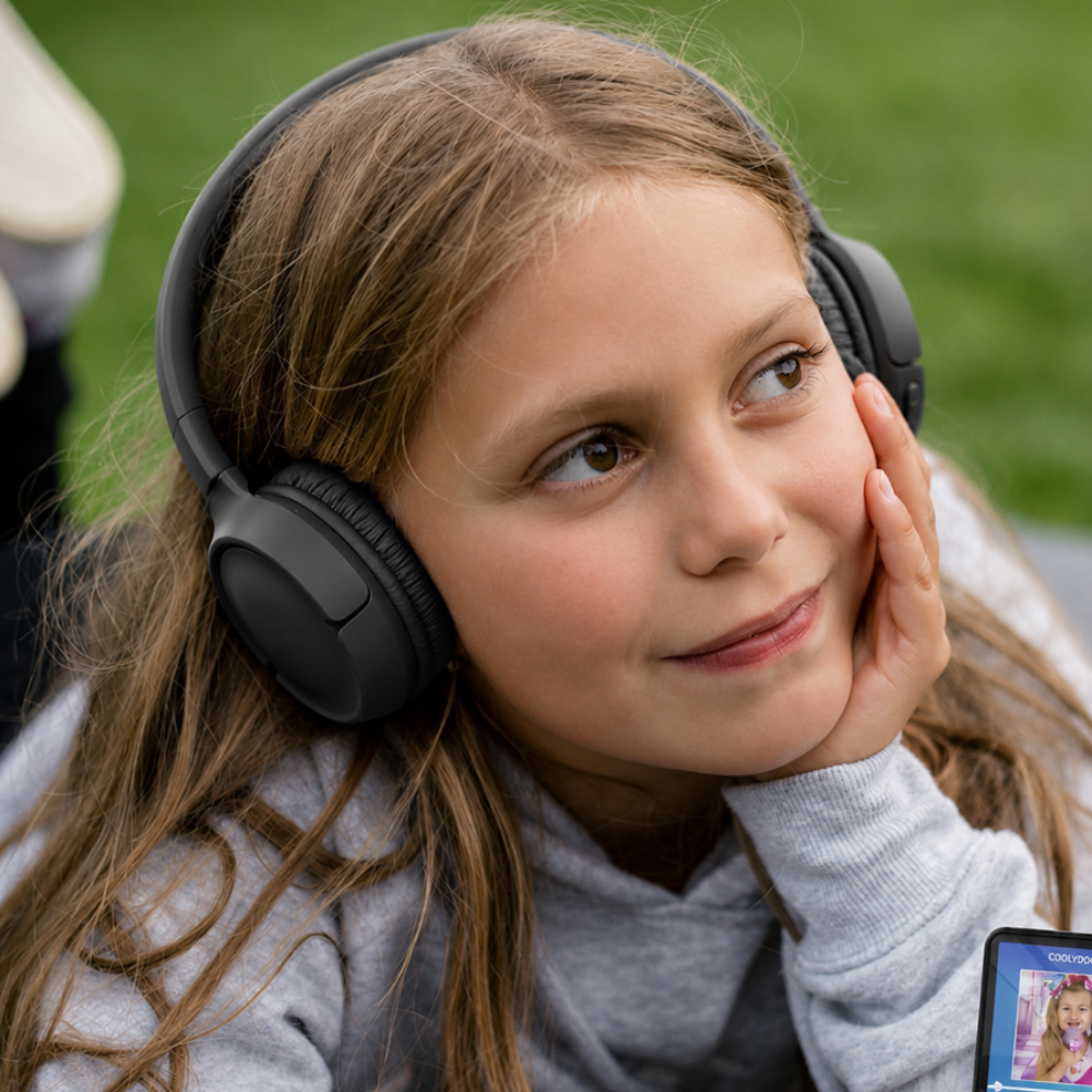 Kids Music Player Portable MP3 Audio Player Headset Set