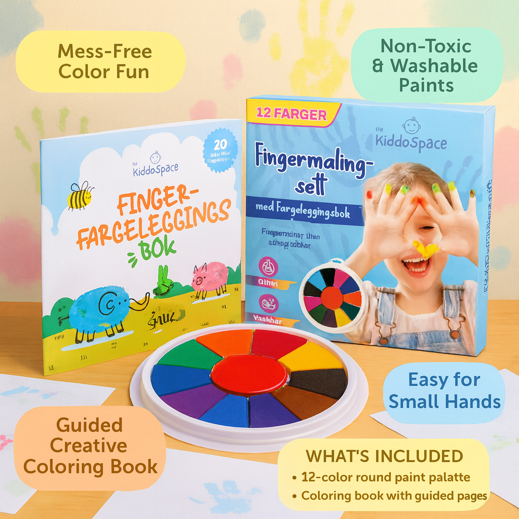 Kinder Malset Fingerkunst Malbuch Set