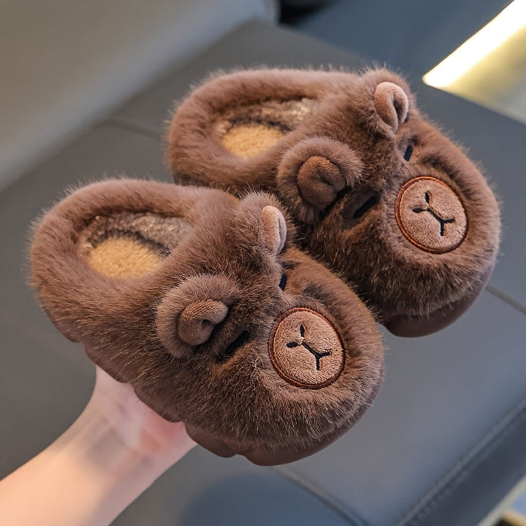 Kids Slippers Cute Animal Indoor Grip House Shoes