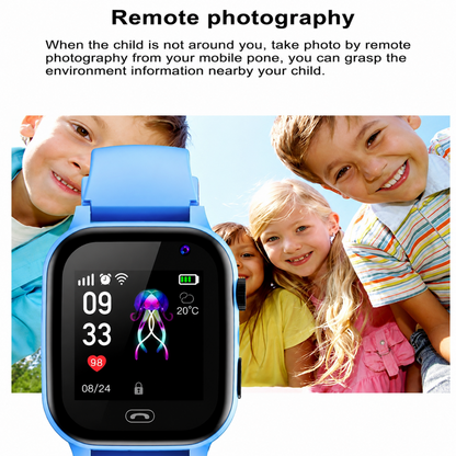 Kids Smartwatch GPS Tracker 4G Camera Touchscreen Watch