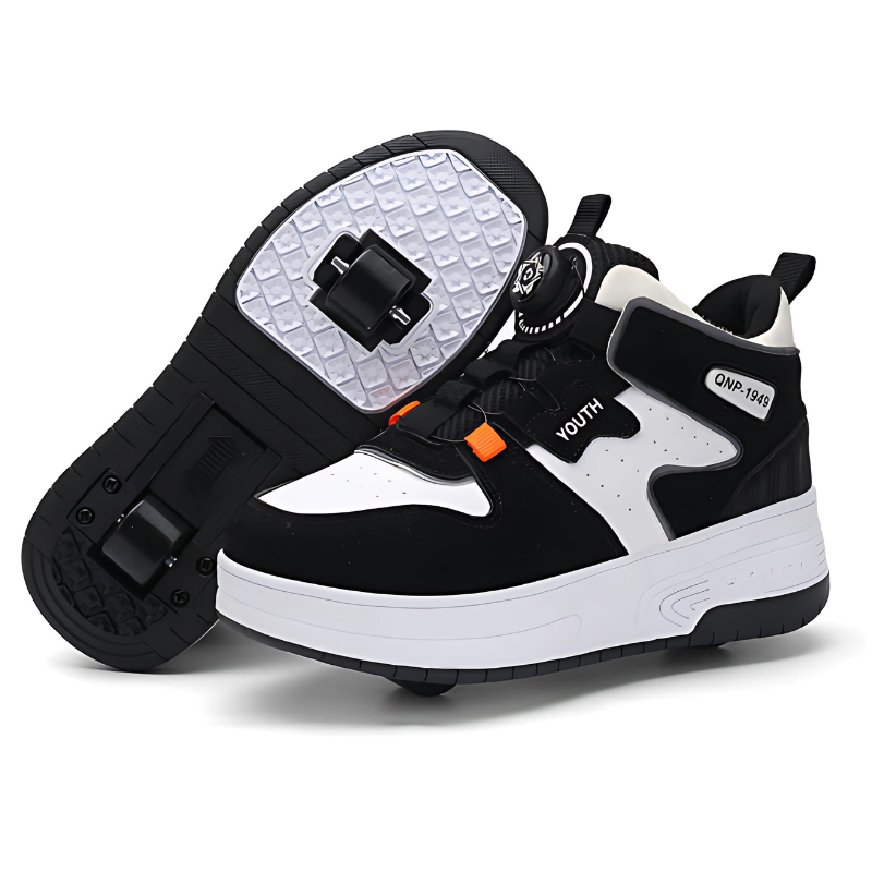 Kids Sneakers Retractable Wheels Roller Skate Shoes