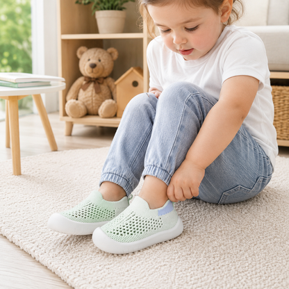 Kids Sneakers Slip On Breathable Casual Walking Shoes