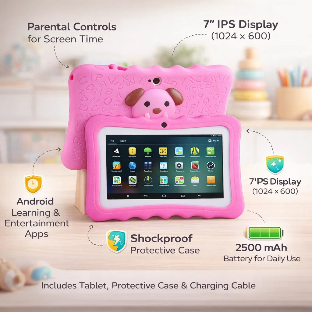 Kinder Tablet Android Lern 7 Zoll Schutzhülle Für Kinder