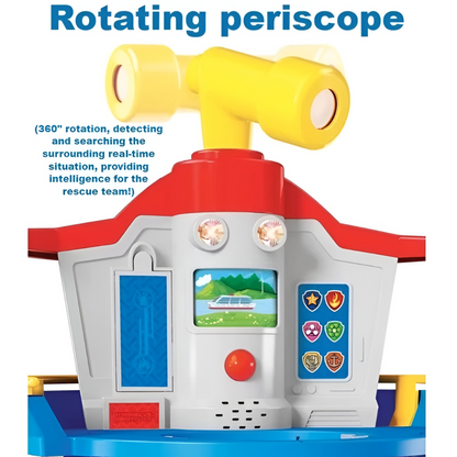 Kids Toy Car Set Tower Slide Rescue Activity Playset