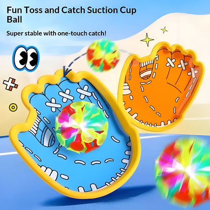 Kids Toy Catch Ball Game Suction Paddle Outdoor