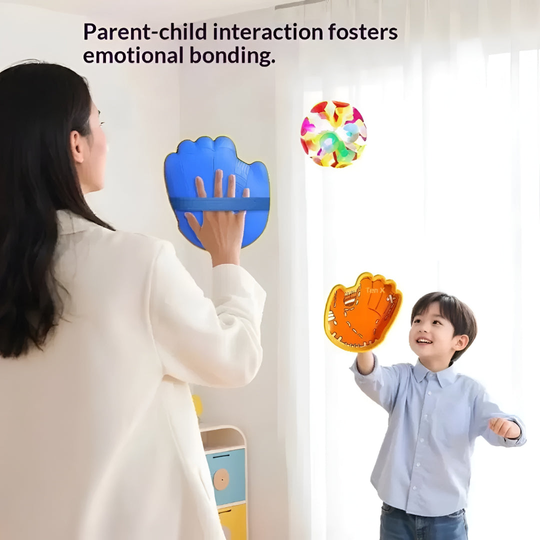 Kids Toy Catch Ball Game Suction Paddle Outdoor