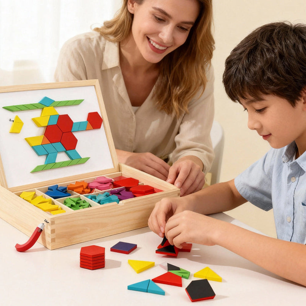 Kinder Spielzeug Magnetischer Baustein Puzzle Kreativspielset