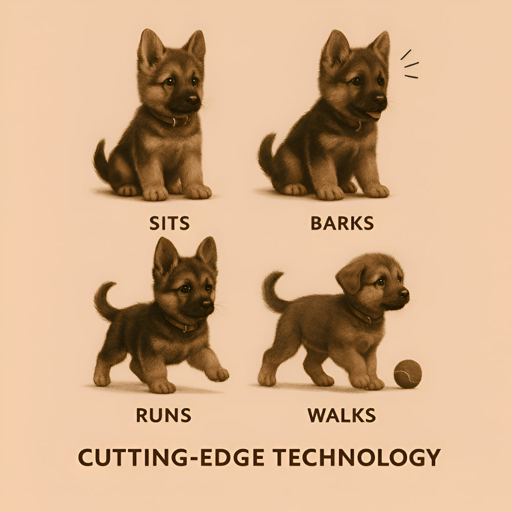 Interactive Robot Dog Toy for Kids - German Shepherd Electronic Pet