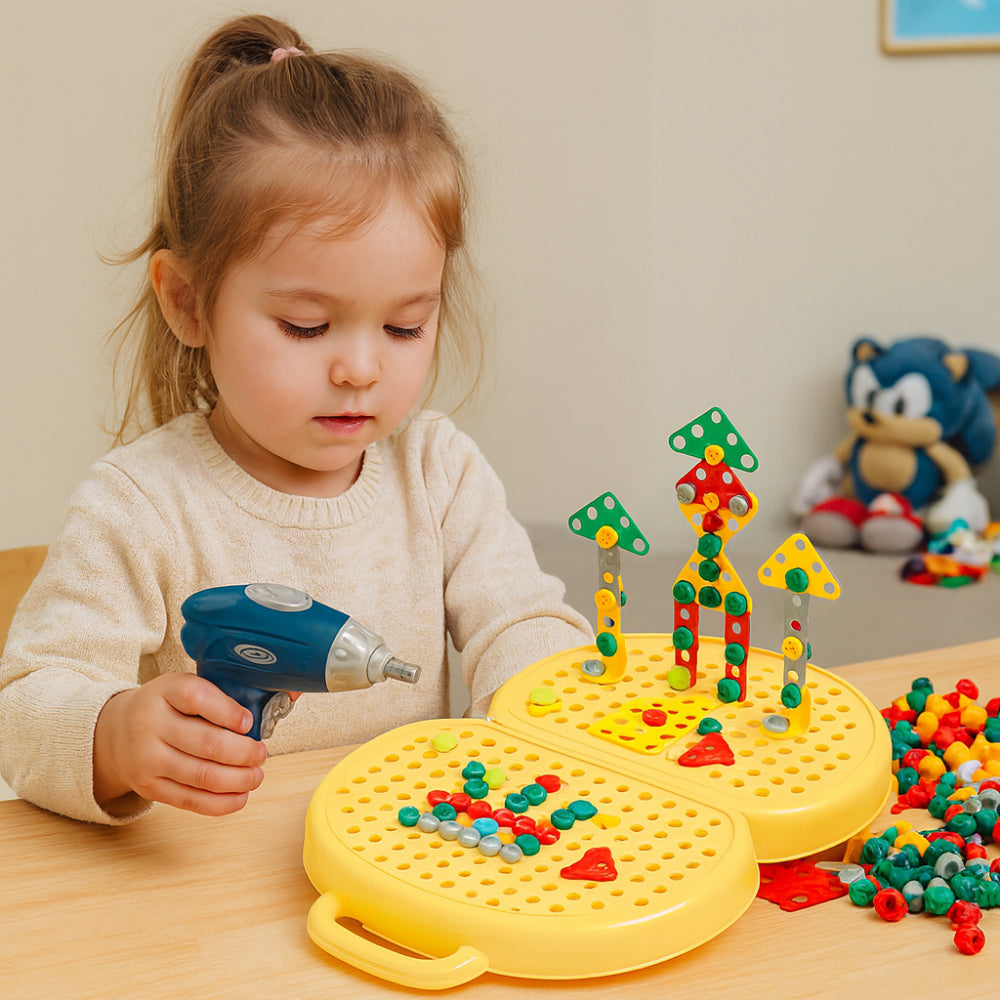 Kids Toy STEM Building Set Drill Construction Kit
