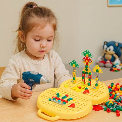 Kids Toy STEM Building Set Drill Construction Kit
