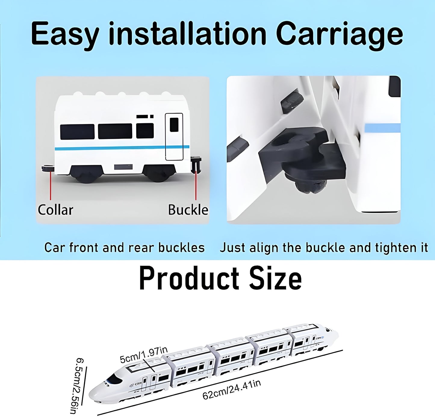 Kids Toy Train Chain Track Electric Style Play Set