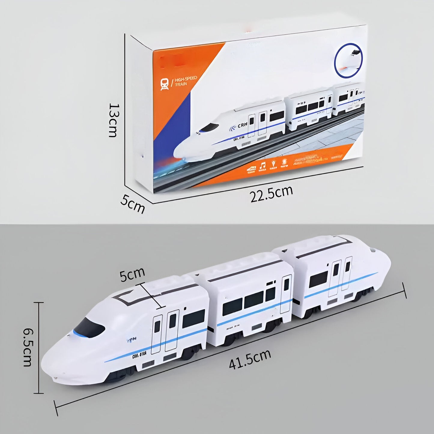 Kids Toy Train Chain Track Electric Style Play Set
