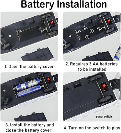 Kids Toy Train Chain Track Electric Style Play Set