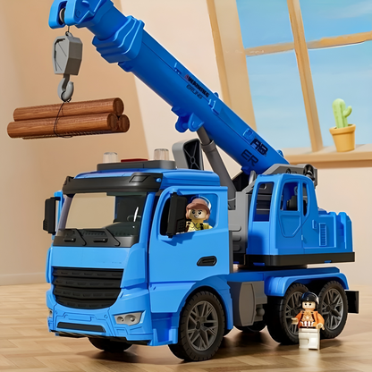 Kids Toy Truck Construction Crane Vehicle Lights Sounds