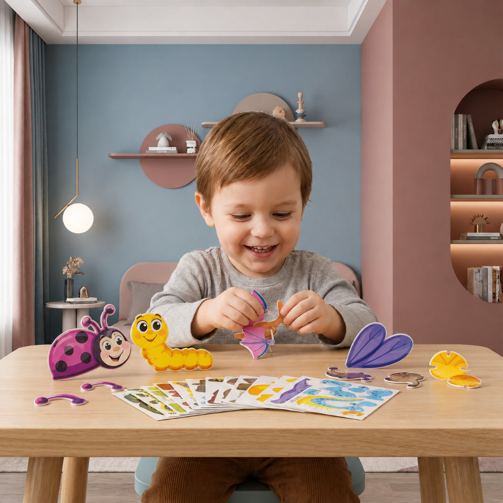 Kids Toys Puzzle 3D Learning Building Activity Set