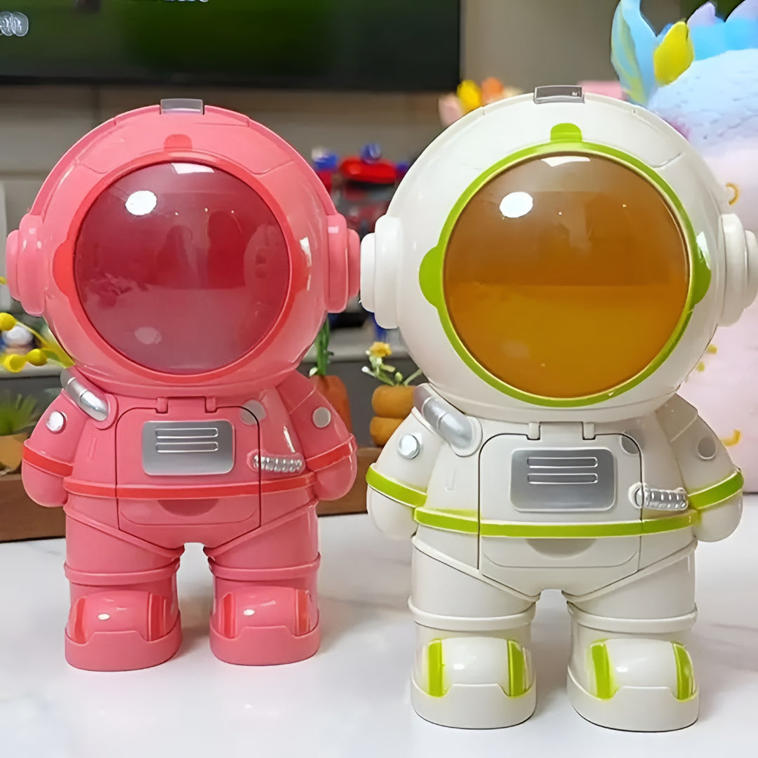 Kids Water Bottle Astronaut Drinking Cup School Travel Bottle