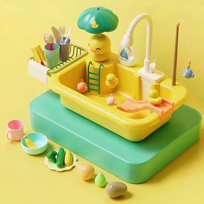 Kids Water Table Play Table Pump Activity Toy Set