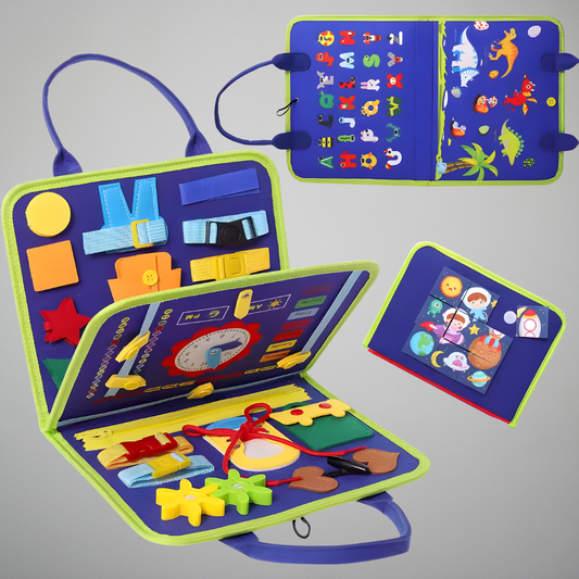 Kids Busy Board Montessori Sensory Learning Toy