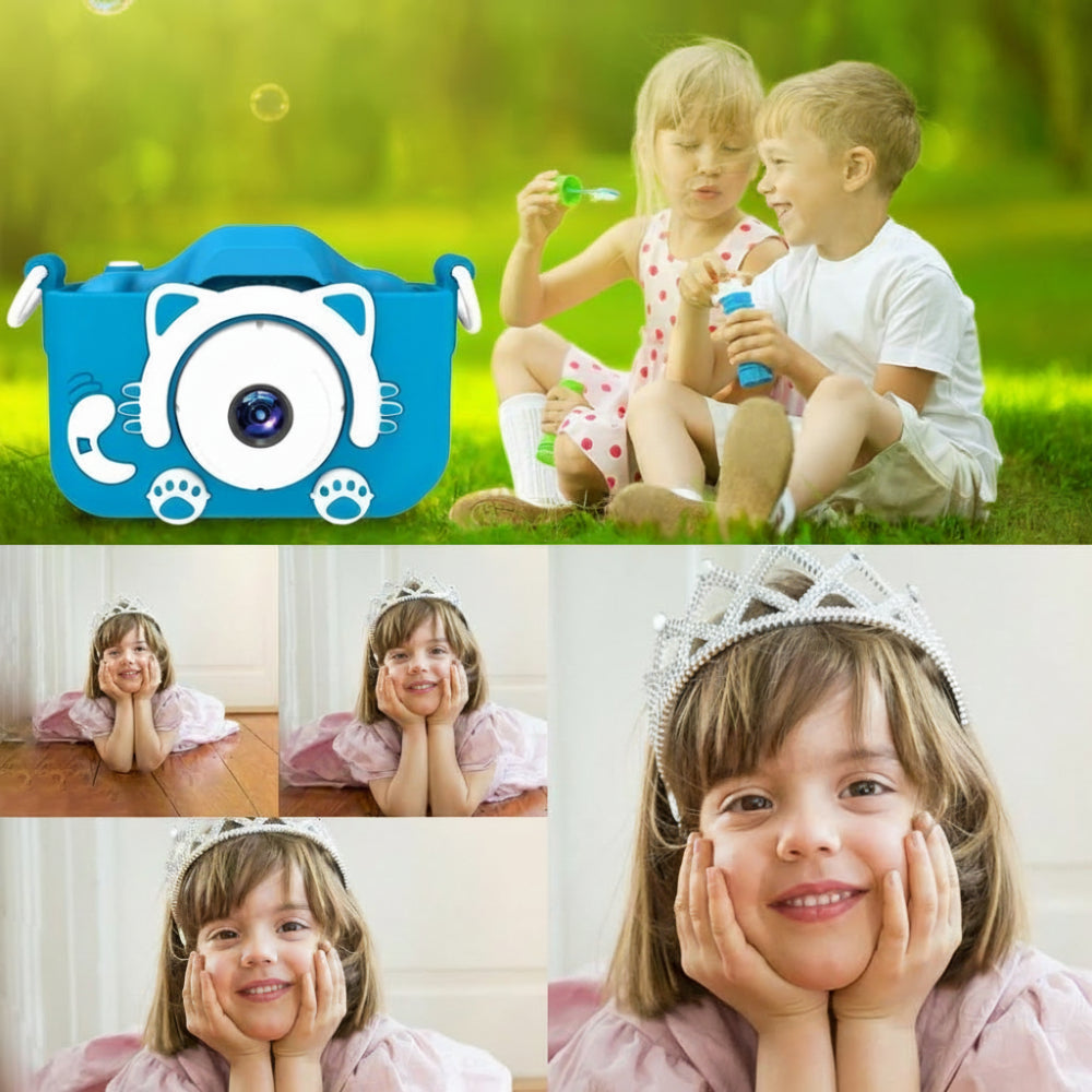 Fotocamera digitale per bambini Custodia in silicone Foto e video