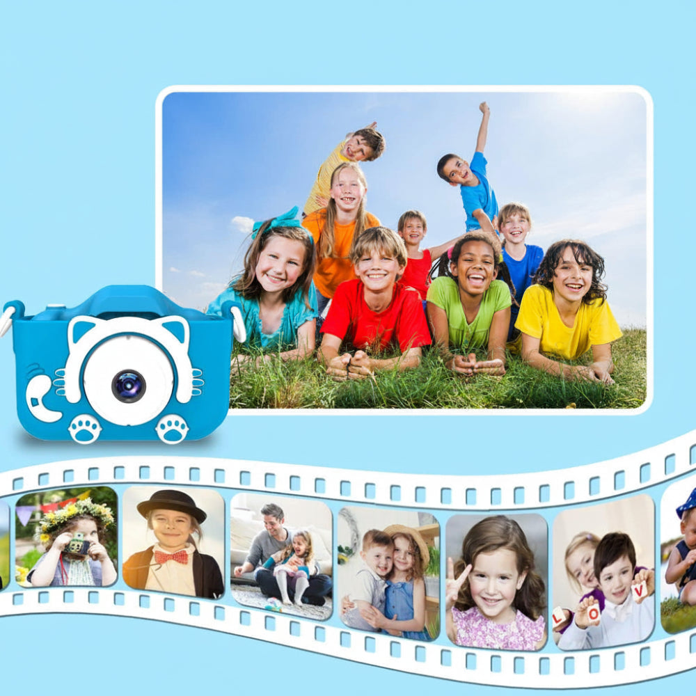 Fotocamera digitale per bambini Custodia in silicone Foto e video