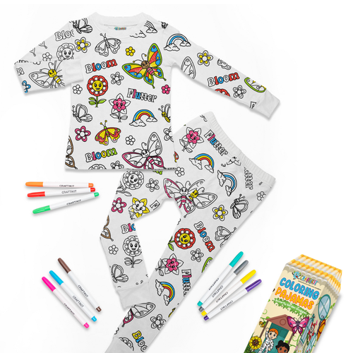 Kids Drawable Pajama Art Set