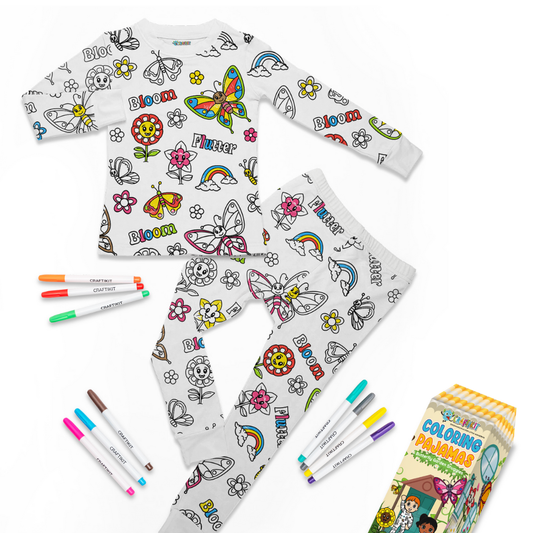 Kids Drawable Pajama Art Set
