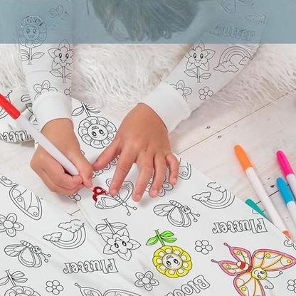 Kids Drawable Pajama Art Set