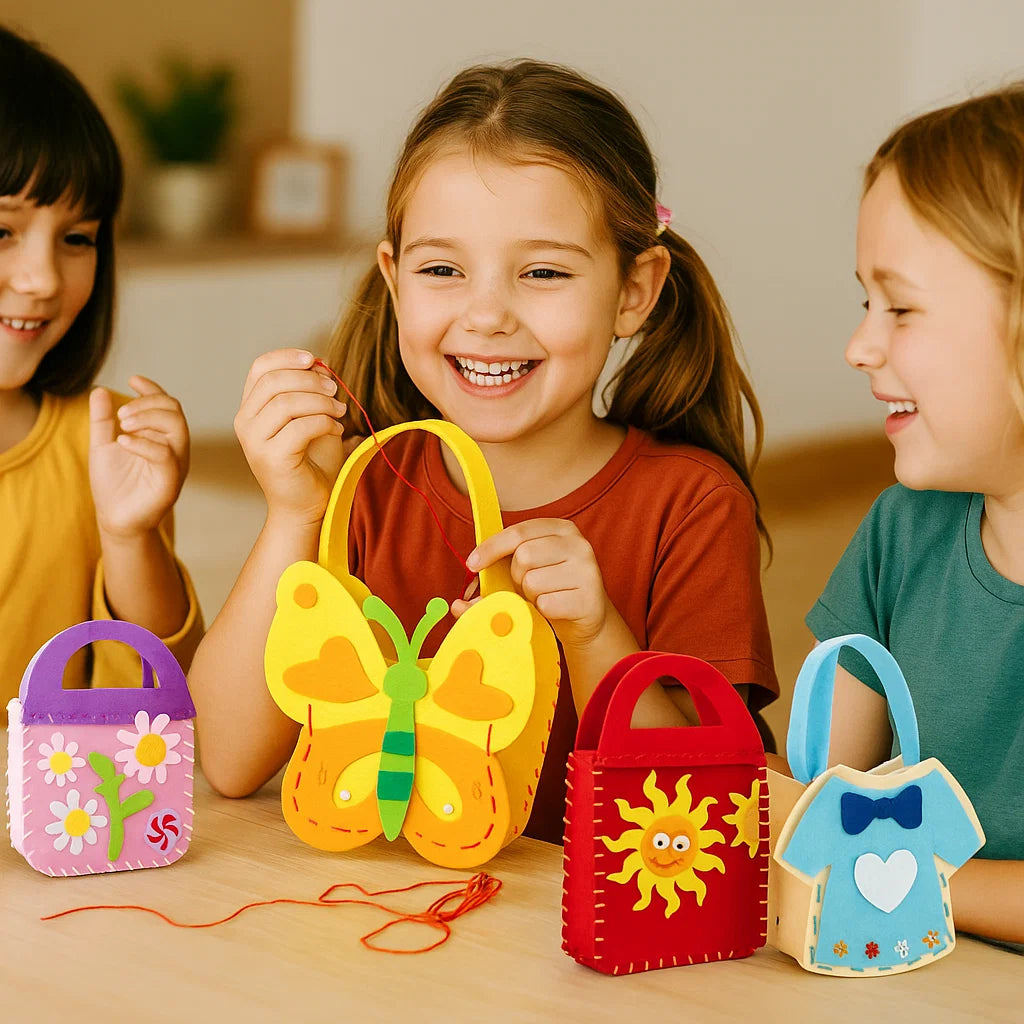 Kids Felt Bag Craft Kit Creative Sewing Project for Beginners 1