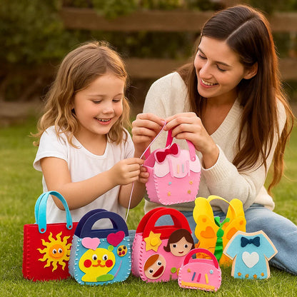 Kids Felt Bag Craft Kit Creative Sewing Project for Beginners 2