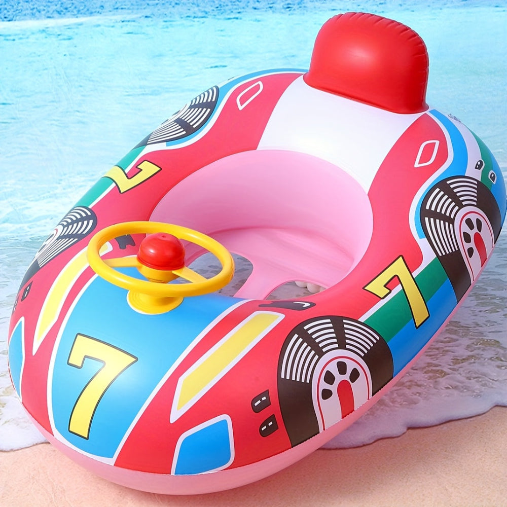 Kids Floating Toys Inflatable Swimming Ring Car Horn Design 2