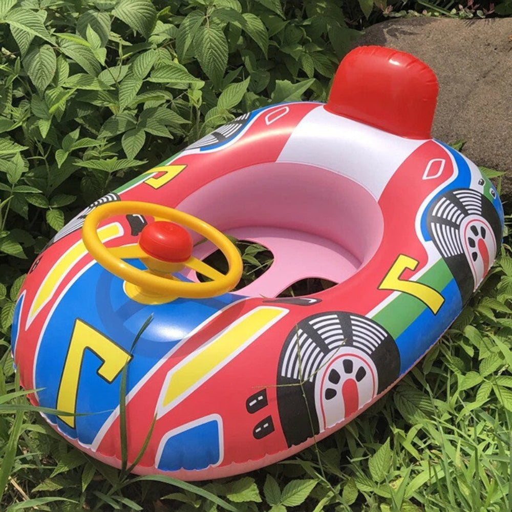 Kids Floating Toys Inflatable Swimming Ring Car Horn Design 3