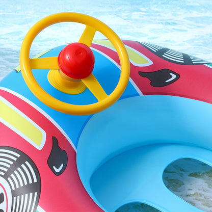 Kids Floating Toys Inflatable Swimming Ring Car Horn Design 4