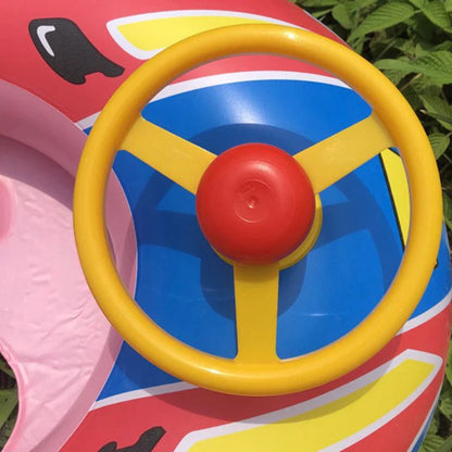 Kids Floating Toys Inflatable Swimming Ring Car Horn Design 5