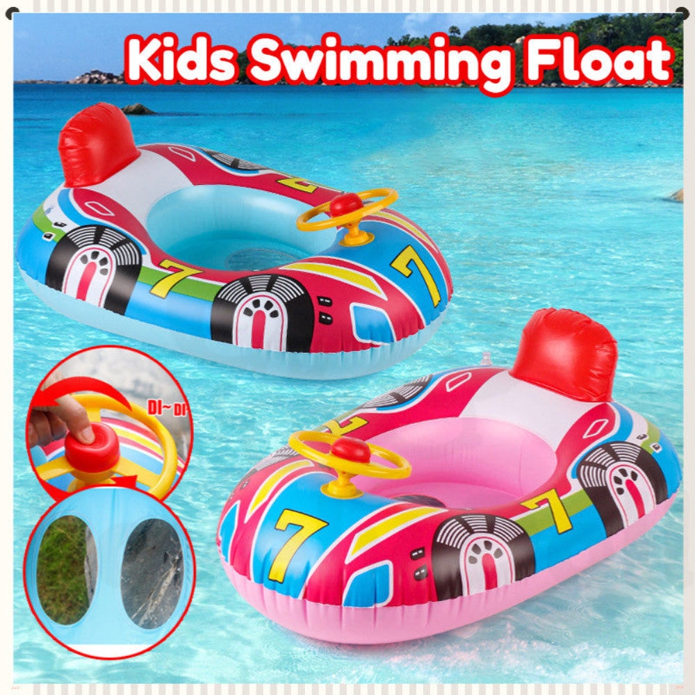 Kids Floating Toys Inflatable Swimming Ring Car Horn Design 6